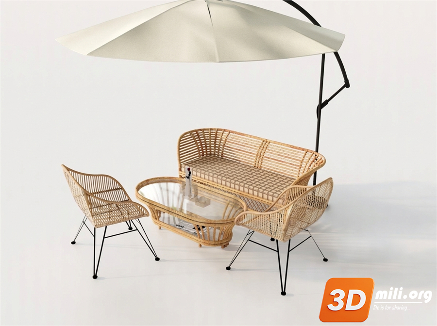 Outdoor Sofa Skp Files